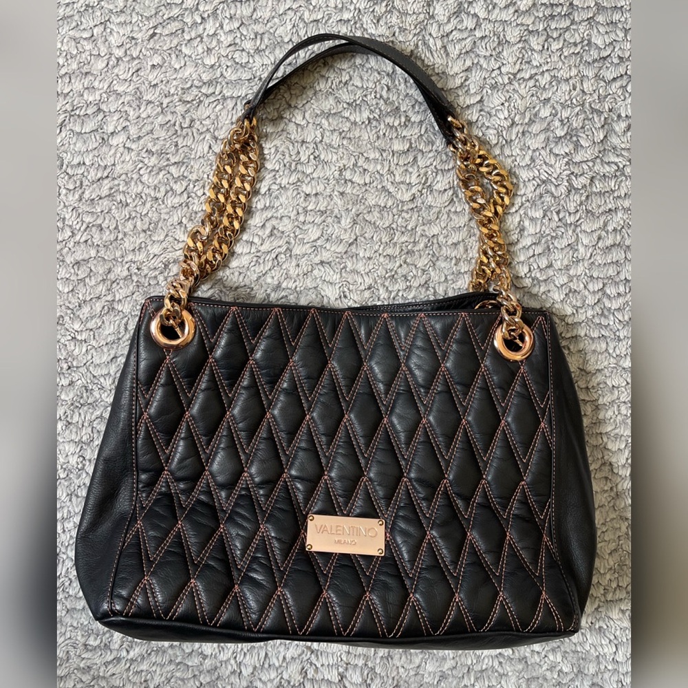 Valentino Black Quilted Women's Bag